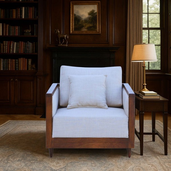 Reed Single Seater Sofa – Modern Minimalist Design