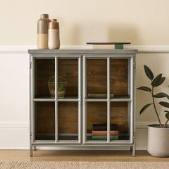 Naslund 2 Door Metal Cabinet