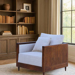 Reed Single Seater Sofa – Modern Minimalist Design