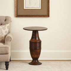 Classic Turned Wooden End Table
