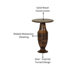 Classic Turned Wooden End Table