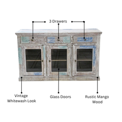 Sawan Rustic Mango Wood Sideboard