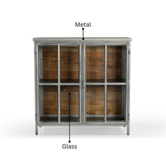 Naslund 2 Door Metal Cabinet