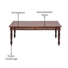 Rani Sheesham Wood Dining Table