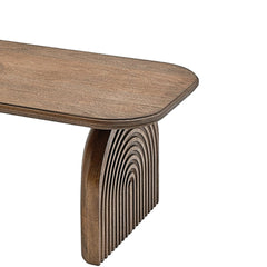Derryn Coffee Table with Sculpted Wooden Legs