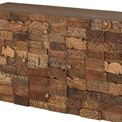 Omisha Maharani Print Block Storage Sideboard
