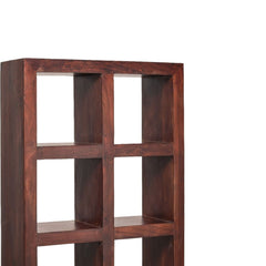 Kamdhenu Sheesham Wood 8-Hole Open Bookcase