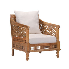 Niota Traditional Armchair in Mango Wood