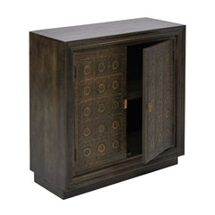 Jaree Hand-Embossed Metal Cabinet