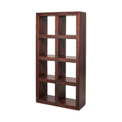 Kamdhenu Sheesham Wood 8-Hole Open Bookcase