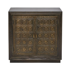 Jaree Hand-Embossed Metal Cabinet