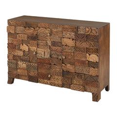Omisha Maharani Print Block Storage Sideboard