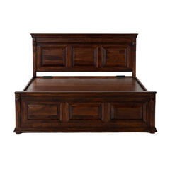 Heritage Royal Sheesham Wood Lift-Top Storage Bed