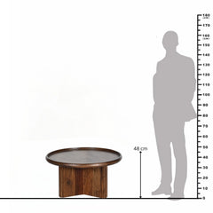 Paulsynn Solid Wood Coffee Table
