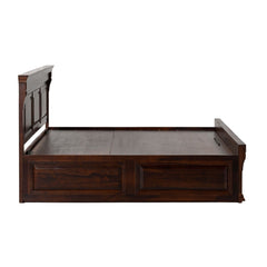 Heritage Royal Sheesham Wood Lift-Top Storage Bed