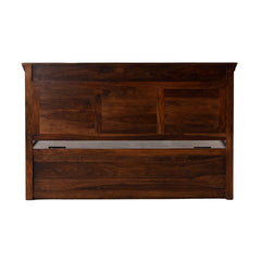 Heritage Royal Sheesham Wood Lift-Top Storage Bed