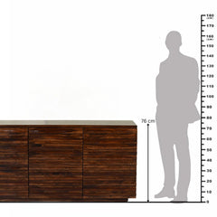 Sheesham Wood 3 Door Sideboard