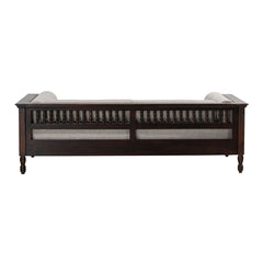 Classic Sheesham Wood Day Bed with Fabric Upholstery