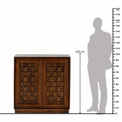 Kalpana Mango Wood Entryway Shoe Cabinet