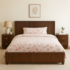 Reed Mango Wood Queen Bed With Storage