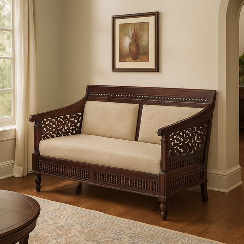 Lata 2 Seater Sheesham Wood Sofa