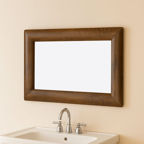 Skylan Mango Wood Framed Wall Mirror