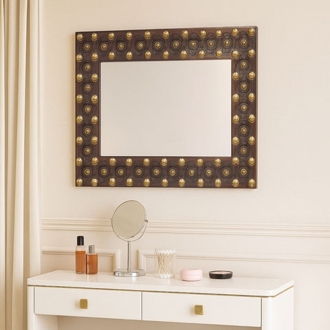 Haveli Sheesham Wood Wall Mirror