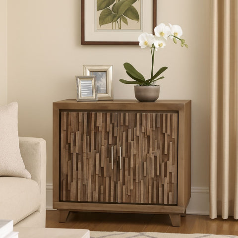 Grey Cheppi Mango Wood Cabinet