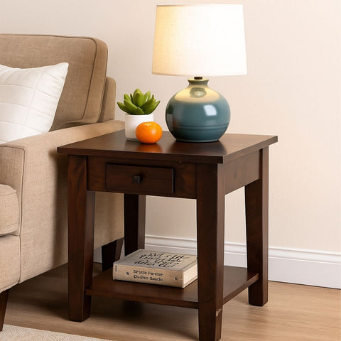 Aristotle Sheesham Wood Lamp Table