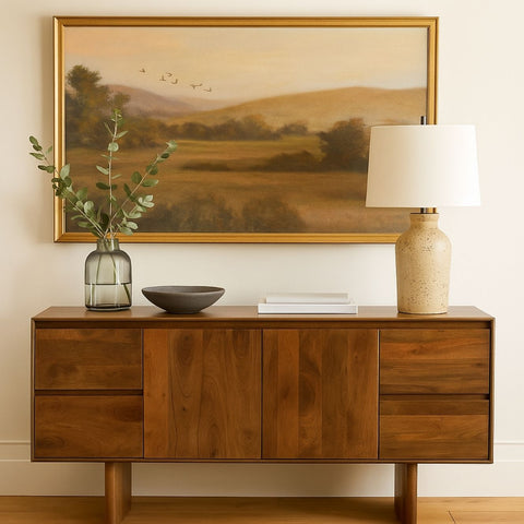 Contemporary Mango Wood Sideboard