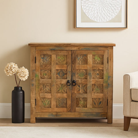 Guru Block Print Cabinet