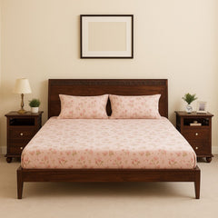 Anasuya Hand-Carved Sheesham Wood Queen Bed