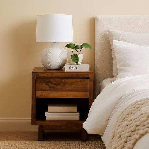 Conall Mango Wood Nightstand