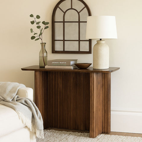 Paulsynn Solid Wood Console Table