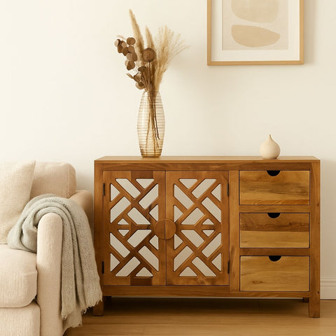 Kyson 3 Drawer / 2 Door Storage Chest