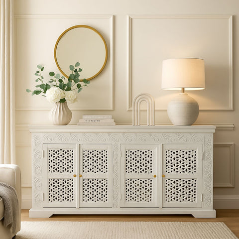 Diabelli Carved 4-Door Sideboard