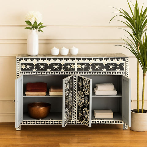 Zamora Bone Inlay Sideboard