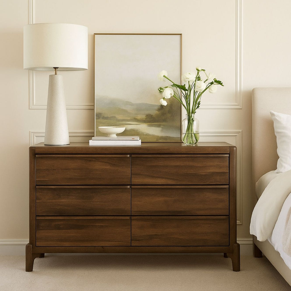 mango wood dresser Fulton - 6 Drawer Dresser