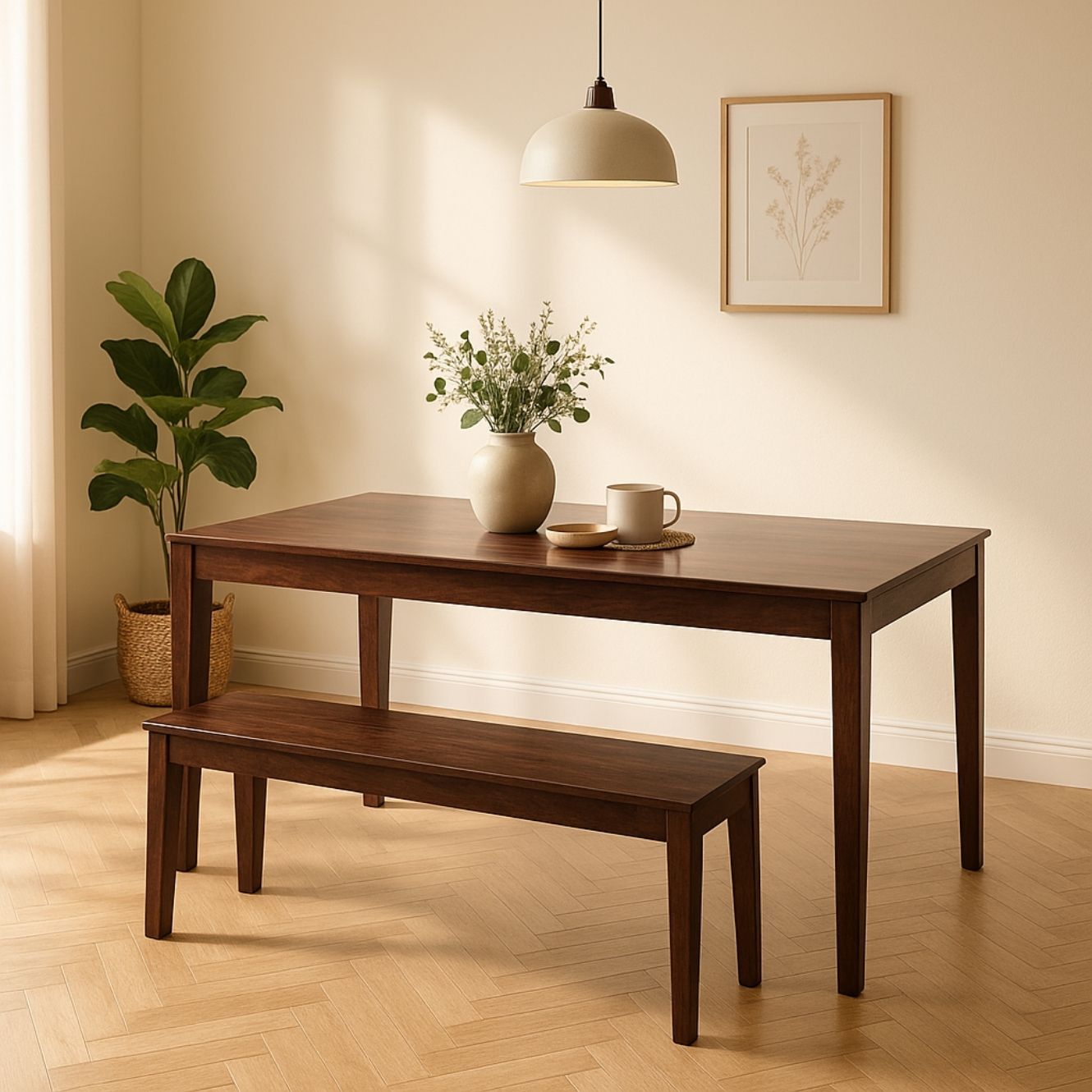 Varansi Sheesham Wood Dining Bench