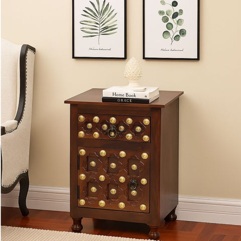 Haveli Sheesham Wood Night Stand