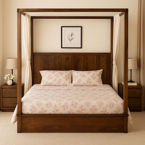 Classic Canopy Poster King Bed