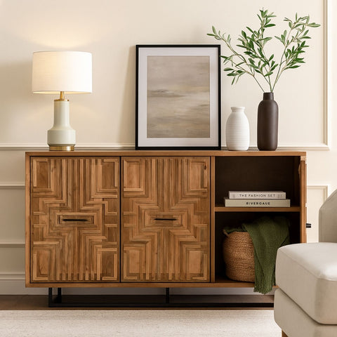 Kaiden 3 - Door Solid Wood Sideboard