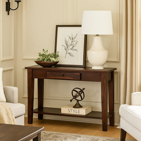 Aristotle Sheesham Wood Console Table