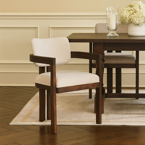 Modern Wooden Upholstered Dining Chair