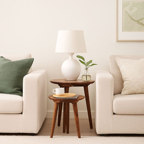 Tananger Sheesham Wood Nesting Table Set