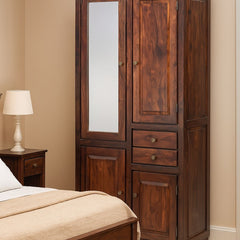 Dhanvantari Sheesham Wood Wardrobe