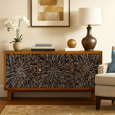 Jesper Mango Wood Bone Inlay Sideboard