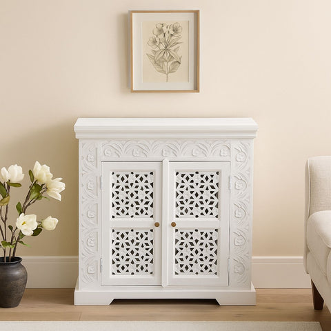 Diabelli 2-Door Carved Cabinet