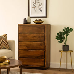 5-Drawer Poster Chest in Natural Finish