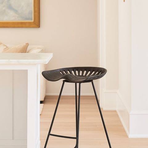 Lowell AR Marco Iron Farmhouse Counter Stool